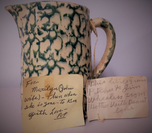 Antique pitcher, family treasure